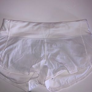 lululemon athletica White Athletic Shorts